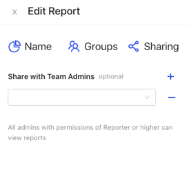 Report share